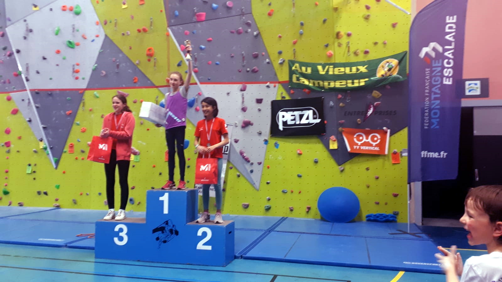 podium U14 F 1
